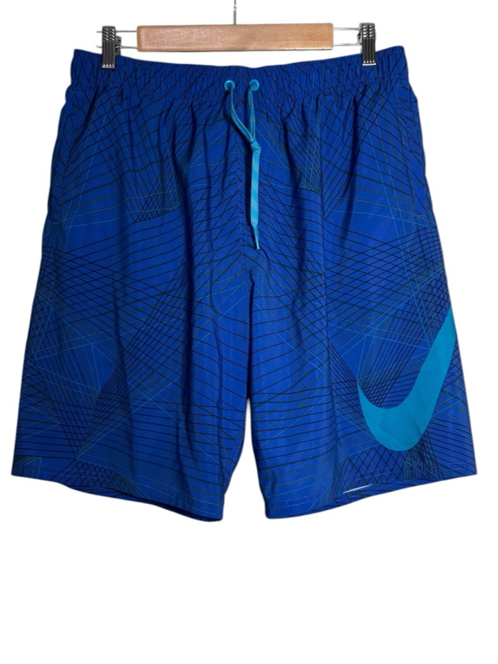 Nike Royal Blue Shorts with Teal Accents